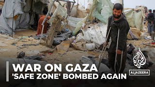 At least 21 Palestinians killed by Israeli strike on designated 'safe zone' in al-Mawasi