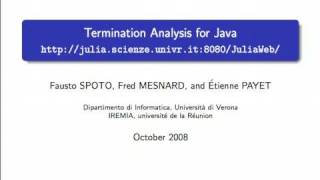 Termination Analysis for Java