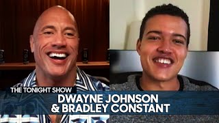 Dwayne Johnson Roasts Jimmy’s Teenage Photos with Bradley Constant