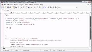 55 Creating a Find and Replace Application Part 2 PHP Tutorials