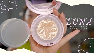 LUNA Long Lasting Water Pact First Impression + Wear Test