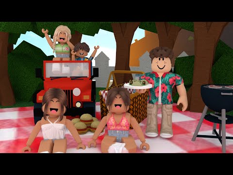 Family Summer Picnic Day Roblox Bloxburg Family Roleplay W Voices