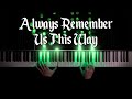 Always Remember Us This Way - Lady Gaga | Piano Cover By Welder Dias