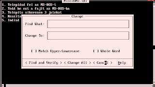 (Régi, ne nézd meg!)MSDOS test(HUN)(hogyan tudom kezelni?)4.rész