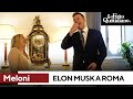 Elon Musk a Roma scherza con Giorgia Meloni: il video dell'incontro