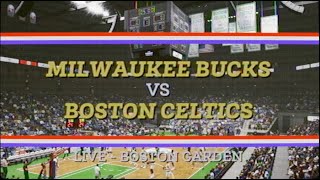 1980s NBA Season Milwaukee Bucks Vs Boston Celtics NBA 2k23 Simulation