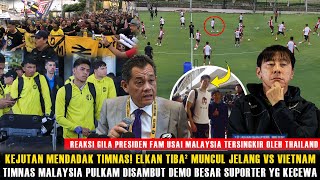 🔴PULANG LEBIH CEPAT❗️SKUAD MALAYSIA DIDEMO SUPORTER~KEJUTAN MENDADAK TIMNAS~ELKAN MUNCUL~STY RESPON!