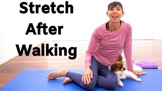 Walking Stretches that Relieve Muscle Soreness after Walking and Hiking - 10 Min Routine