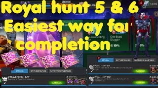 Royal hunt 5 \u0026 6 Easy target | MCOC