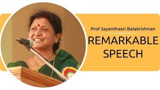 குழந்தை  வளர்ப்பு பற்றி ஜெயந்த ஸ்ரீ பாலகிருஷ்ணன்|Jayanthasri balakrishnan speech about parenting