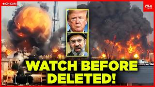 LIVE ON CAM: Iran MASSIVE REVENGE Missiles RAIN On 22 U.S. Bases? | U.S. STUNNED?