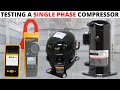 HVAC: How To Test a Single Phase Compressor & Check For Any Grounds (Insulation Resistance) Ohm Test