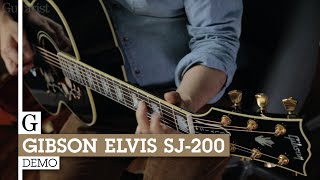 Gibson Elvis SJ-200 Demo