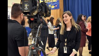 Taylor Matyas Interview at New Jersey Milken Award Notification