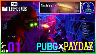 1st Try ✨ - Big Mistake In The Nightclub Heist 🎭🍷💰 | PUBG x PAYDAY 🧡🤍💚 [4K, 60FPS] 🎮