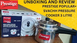 Prestige Popular+Svachh 3Litre Pressure Cooker Unboxing and Review #prestigecooker #unboxing #review