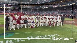 D-backs give out NL Championship rings in pregame ceremony