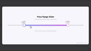 fancy Range Slider Animation Using Html, Css And Javascript