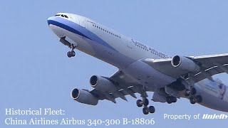 歷史機隊:中華航空 Airbus A340-300 B-18806