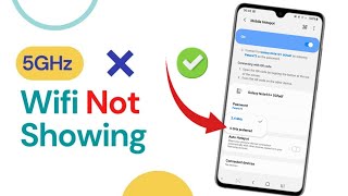 5ghz band not showing up in mobile | 5ghz band not showing up Android - samsung, Vivo, oppo, realme