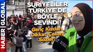 Suriyeliler Esad Rejiminin Düşmesini İstanbul'da Coşkuyla Kutluyor!