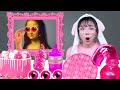 Pink Food Mukbang 핑크 디저트 먹방 LILI TV PLUS