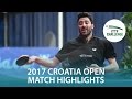 2017 Croatia Open Highlights: Gionis Panagiotis vs Jonathan Groth (1/2)