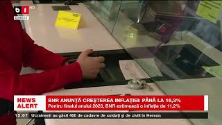 BNR ANUNȚĂ CREȘTEREA INFLAȚIEI_Știri B1_14 nov 2022