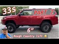 HOW TO INSTALL A 6 INCH ROUGH COUNTRY LIFT ON A TOYOTA 4RUNNER WITH 33 INCH TIRES PART 2 #howto