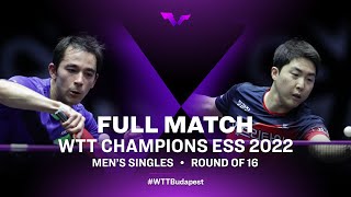 FULL MATCH | Hugo Calderano vs Lim Jonghoon | MS Rd 16 | WTT Champions ESS 2022