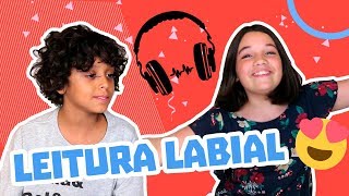 LEITURA LABIAL ♡ Ft. Gabriel Moreira (Cascão da Turma da Mônica Laços)