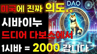 [시바이누 코인전망] 역대급 대 상승이 시작된다