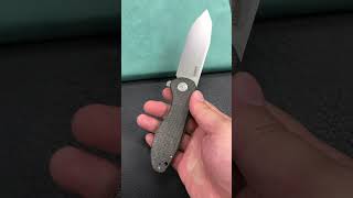 KUBEY KU358H Master Chief Outdor Folding Pocket Knife Black Micarta Handle 3.43\