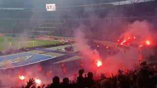 Hertha BSC vs Union Berlin |09.04.2022 | Gästeblock nach dem 1:2