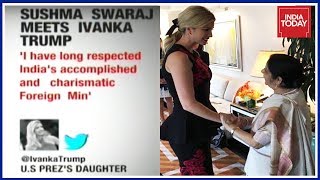 Donald Trump's Daughter Ivanka Meets Sushma Swaraj, Calls Her Charismatic'