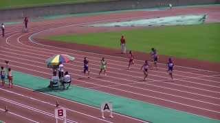 2013ジュニアクラブ小学女子5年100m第1組