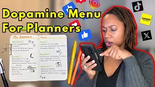 Stop Being Distracted \u0026 Get Motivated: The Dopamine Menu for Planners