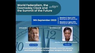 Session 2 | World Federalism, the Doomsday Clock and the Summit of the Future