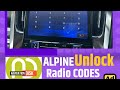 Alpine EX10Z unlocked code for  Harrier | whatsapp +8801672761737