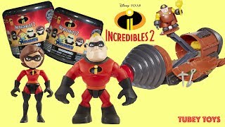 The Incredibles 2 Movie Toys Underminer Villain Steals Mashems! PART 1 Tubey Toys To Be