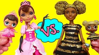 Sniffycat Barbie Families ! Fancy vs. Queen Bee Moms | Toys and Dolls Fun for Kids