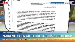 HABLÓ CRISTINA FERNÁNDEZ de KIRCHNER en REDES: "ARGENTINA en su TERCERA CRISIS de DEUDA"