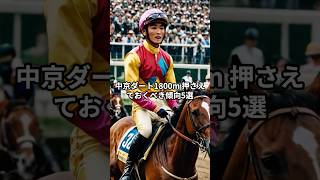 中京ダート1800m　抑えておくべき傾向5選　＃チャンピオンズカップ＃レモンポップ＃ウィルソンテソーロ＃サンライズジパング＃ガイアフォース