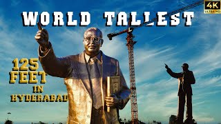 #hyderabad Dr B.R Ambedkar Statue at Necklace Road Hyderabad |125 FT |Statue to launch on April 14th