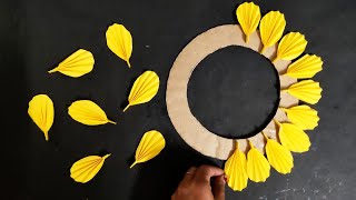 beautiful paper wall hanging/easy paper craft for home decoration/new wall hanging ideas/diy