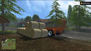 Farming Simulator 15 PC Mod Showcase: Auto Bale Trailer