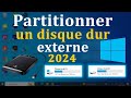 Comment partitionner un disque dur externe sous Windows