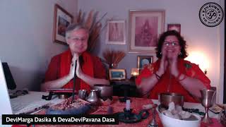 25/12/24 -Yoga Sandhya - Servidores: JDA DeviMarga Dasika \u0026 DevaDeviPavanAcharya Dasa