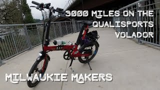 3000 miles on the Qualisports Volador folding electric bike | Milwaukie Makers