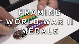 Framing Military Medals